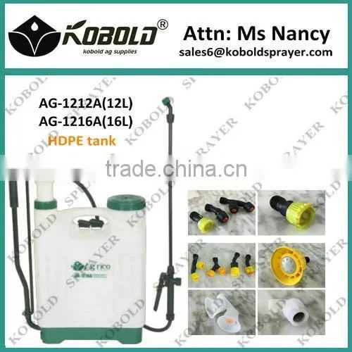 (AG-1220A) 20L agriculture knapsack water pump manual sprayer for liquid fertilizer