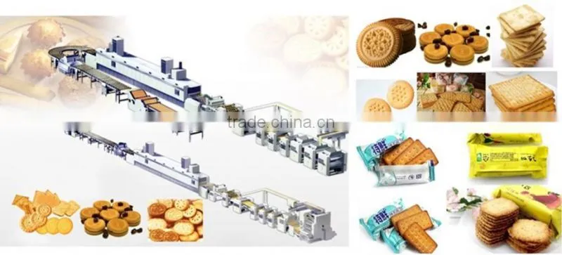 biscuit making line with original design, compact structure and high automatic