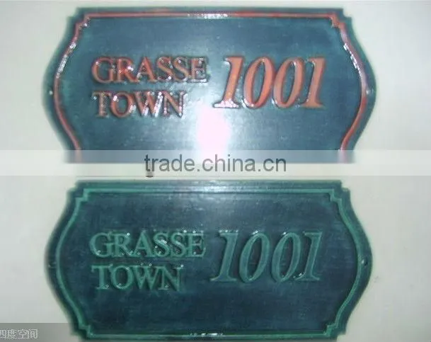 beautiful road signboard aluminum sign