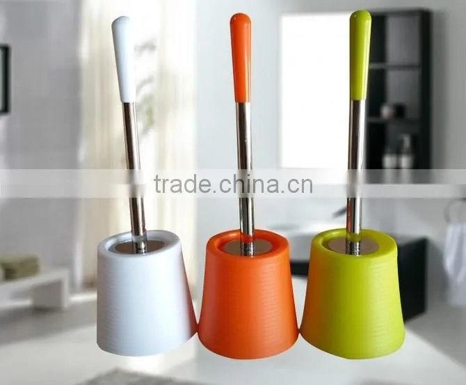 2016 newest high quality colorful cleaning plastic toilet brush holder