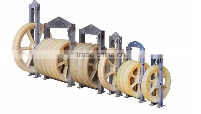High Quality Large diameter Nylon Stringing Pulley Block