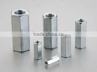 STAINLESS STEEL LONG HEX NUT