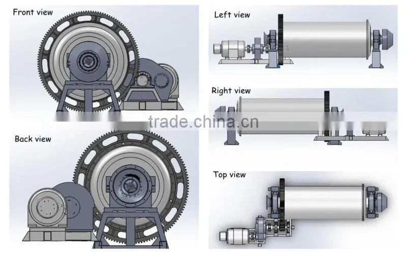 Professional High Capacity Mining Mineral Grinding Machine Ball Mill