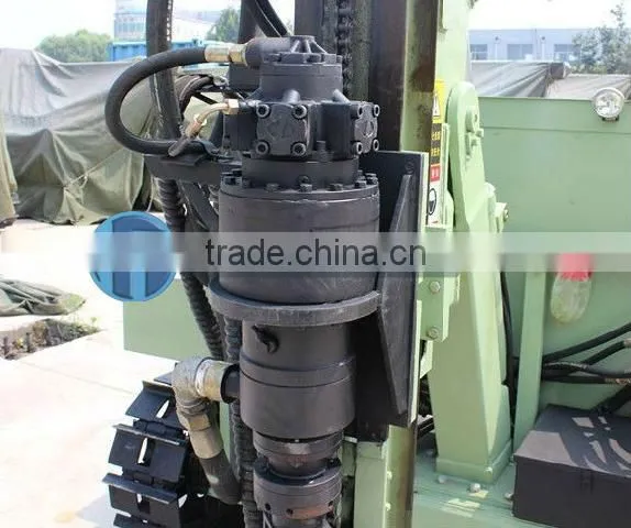 HF100YA2 rock drilling machine with DTH hammer, air compressor