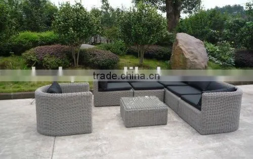 Outdoor Garden Furniture Rattan Sofa Set