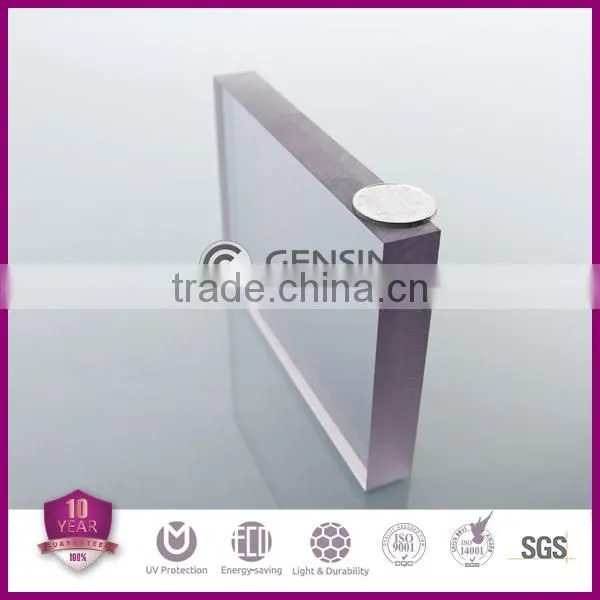 20mm Thicken Polycarbonate Solid Sheet,Plexiglass,Solid Polycarbonate Sheet Transparent One Side or Double Sides UV Coating