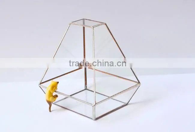 Indoor plant glass terrarium wholesale home decor handicraft