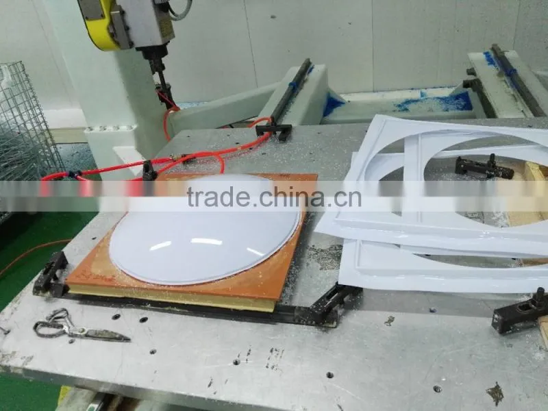 custom bliter plasitc white PMMA lampshade for LED light