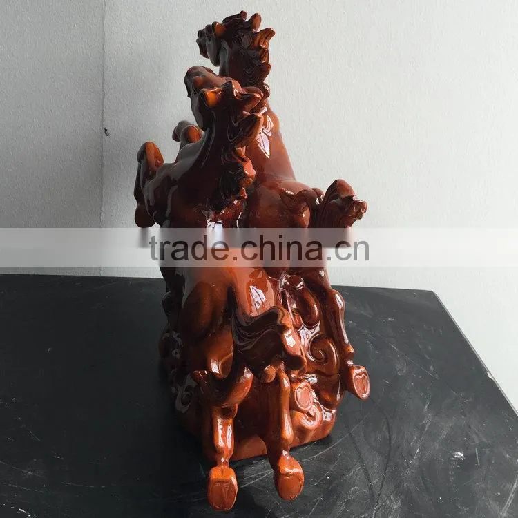 Polyresin horse statue