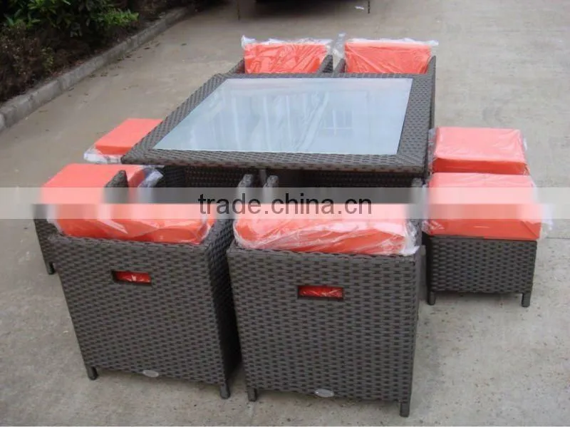 9pcs rattan sofa set
