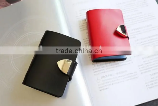 PU imitation leather Fashionable leather PU credit card pocket