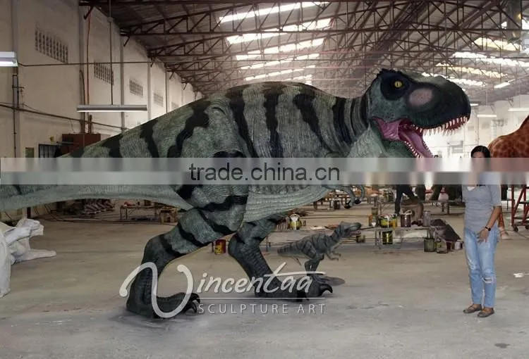 outdoor park decoration life size fiberglass dinosaur statues for sale