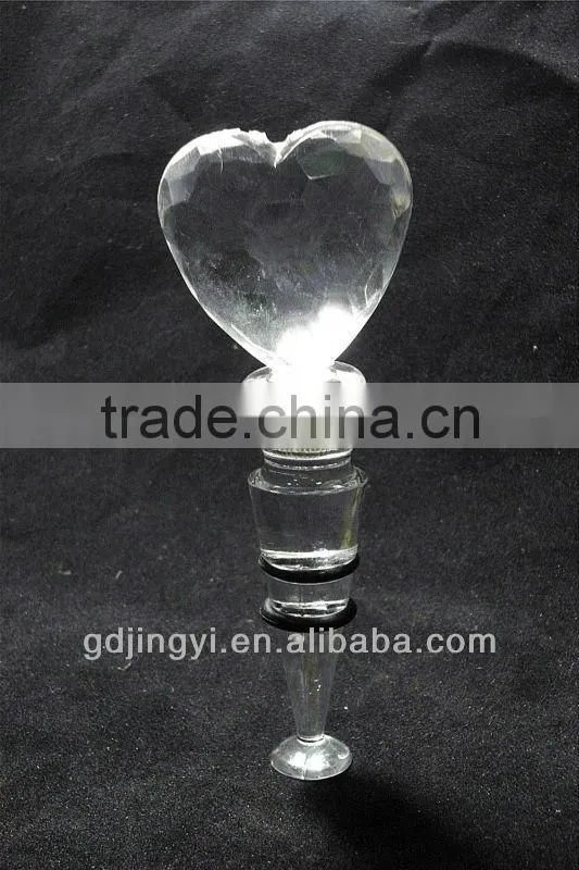 2014 dongguan new fanshion Acrylic wine stopper with color changing LED