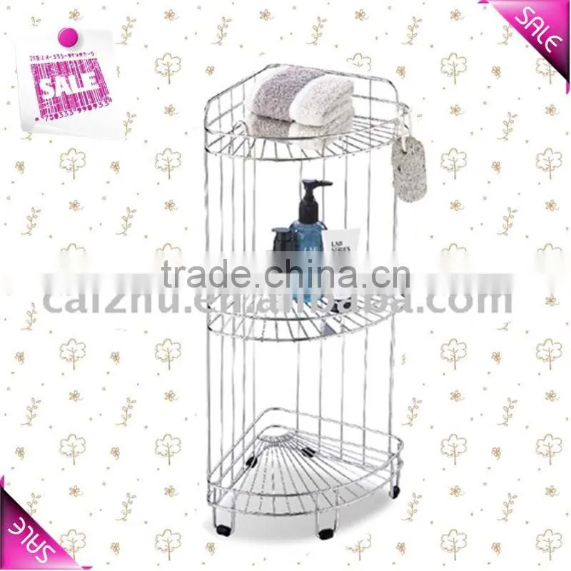 Metal bathroom rack