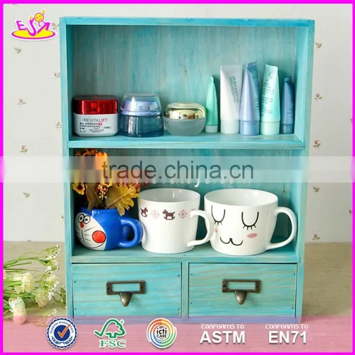 2017 New products high quality wooden desktop shelf for sale W08C173