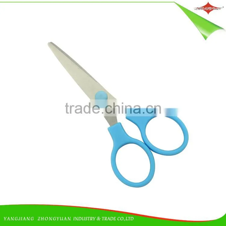 ZY-J7007 Student Scissor safety children high quality Paper scissors cutting stainless steel school office stationary