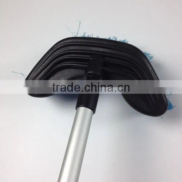Aluminum handle telescopic car brush with soft bristle