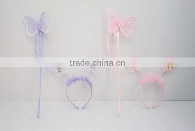 kids hairpins with ribbons