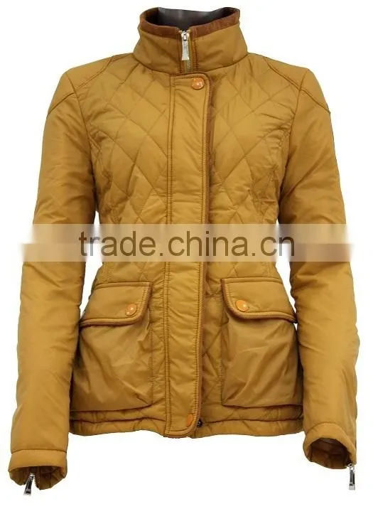 ALIKE women diamond quilted jacket winter jacket new fashion coat