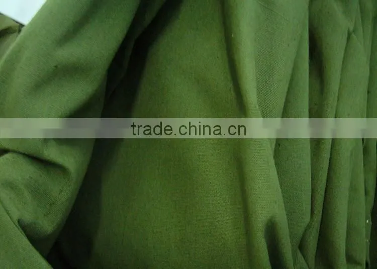 Cheap 100% cotton fabric army green dyed tarmac dyeing