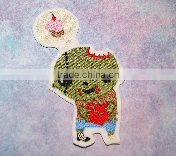 Custom high quality embroidered small patch for clothes embroidery patch made in china choose size/color