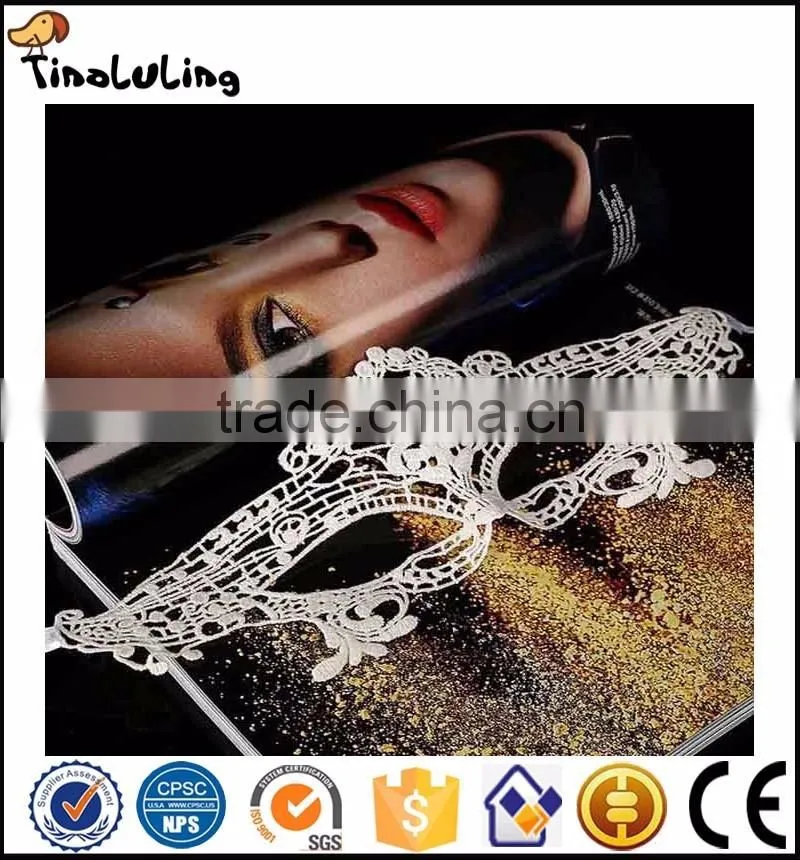 Women Elegant Sexy Black Lace Masquerade Eye Mask Carnival Dance Hand Mask