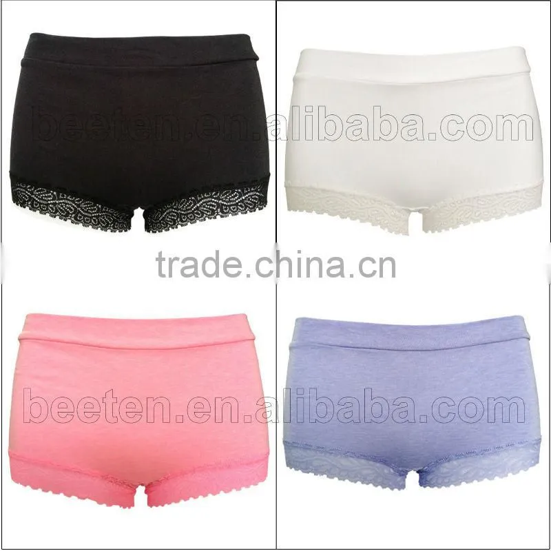 microfiber ladies boxer hipster