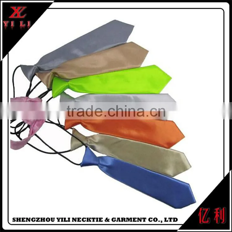 Polyester satin dying colorful design cheap mens school neck ties