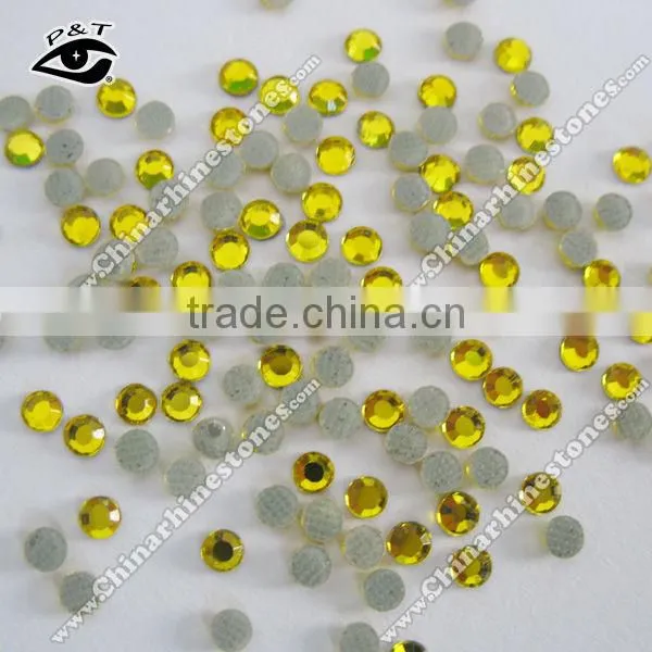 Hot fix Korean leadfree rhinestones 4mm ss16 crystal clear for t shirts