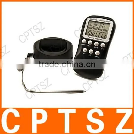The new remote wireless BBQ grill meat taste select electronic thermometer alarm kitchen food thermometer