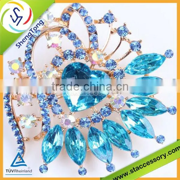 2015 high quality fabric brooch