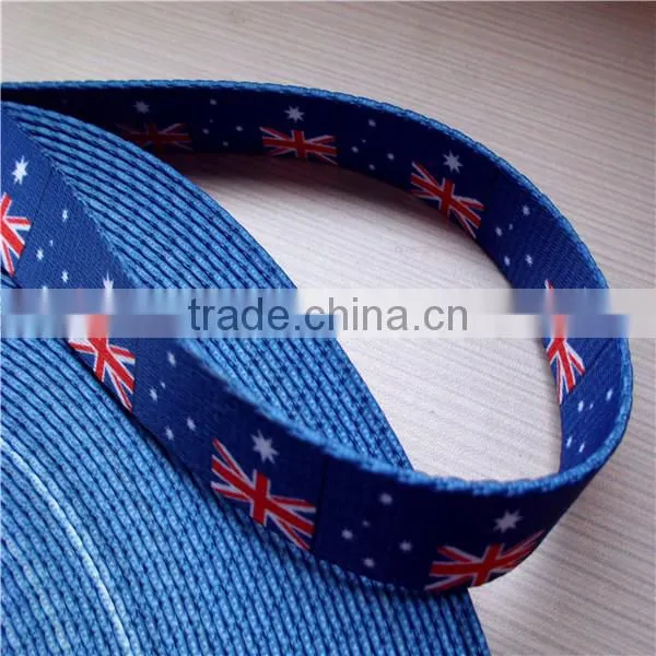 Custom Printed 1inch dog collar webbing wholesale