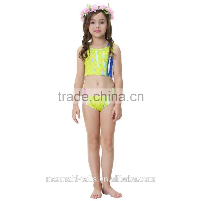 Girls summer surfing beach holiday bathing fashion Mermaid bikini sets