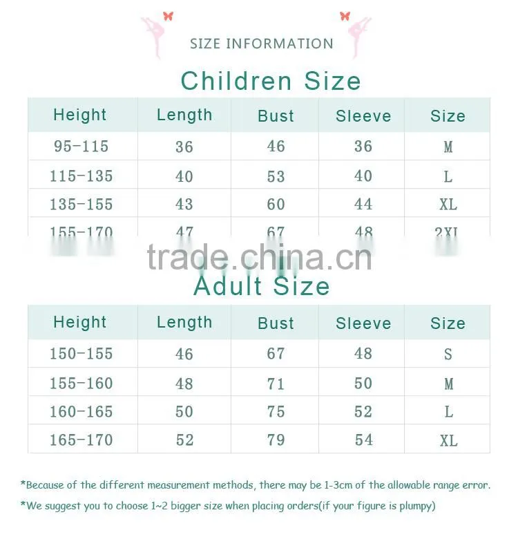 Girls Kids Nude Ballet Underwear Long Sleeve Leotard Adult Dancing Leotards Tops