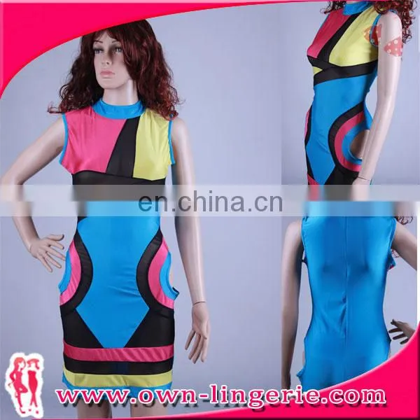 Womens Summer one piece Sexy Bodycon Midi Dress