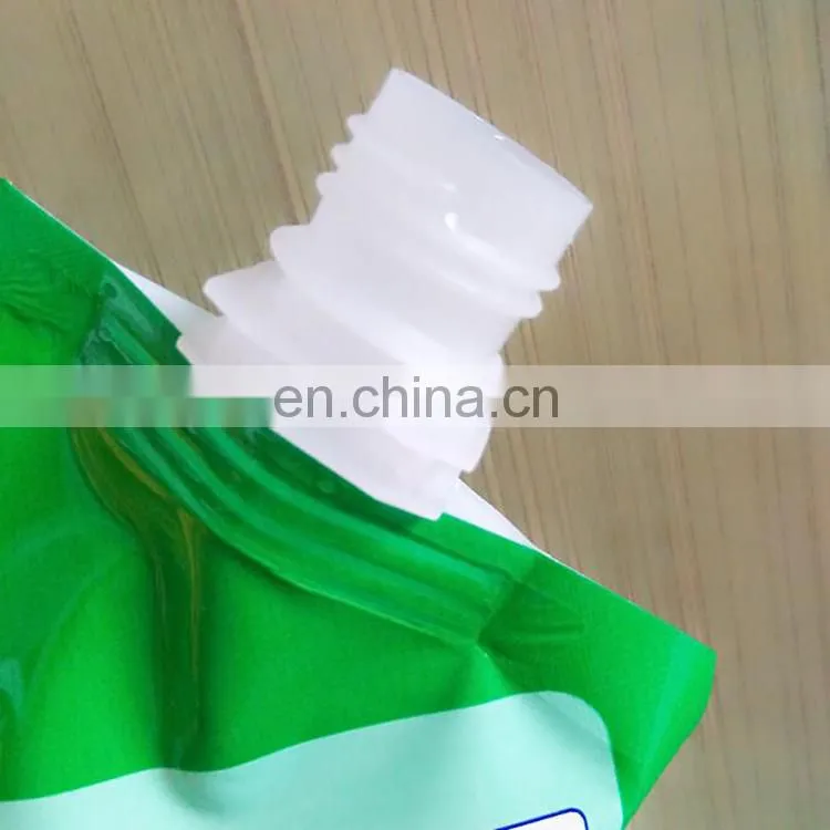 Custom designdrink plastic spout Pouch/laundry Liquid Spout Pouches