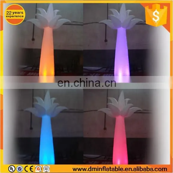 3m high LED Inflatable tree with plastic base