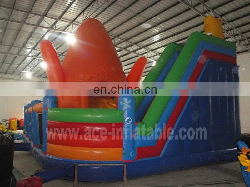 giant spongebob inflatable fun city