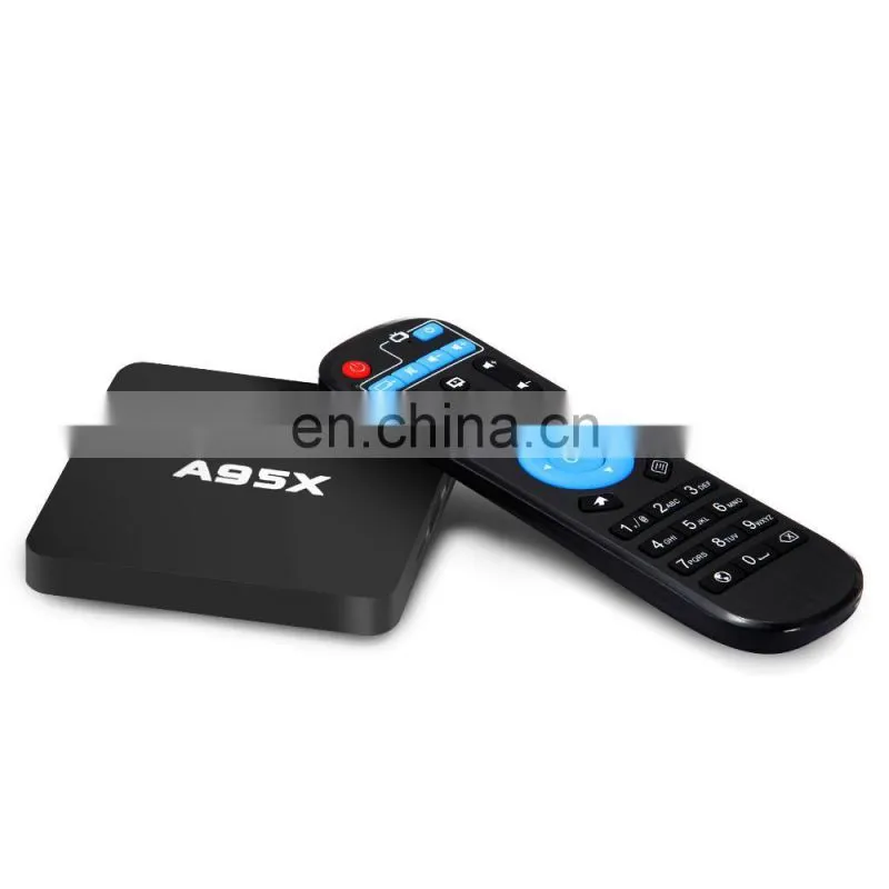 high quality black small wifi 2.4G quad core HD 4k Android 6.0 Smart TV Box