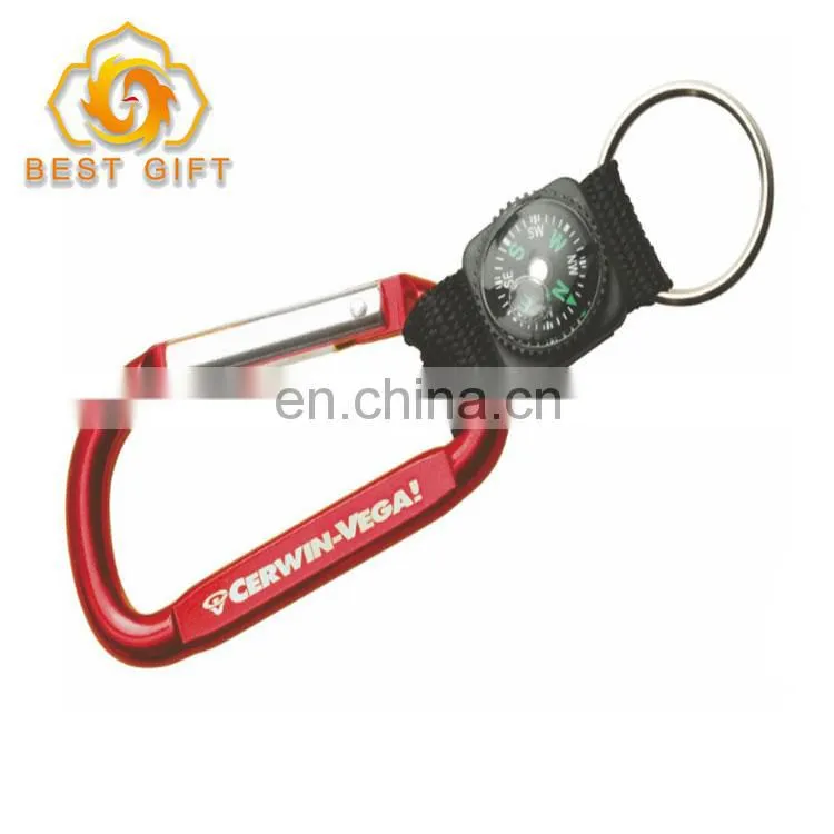 Custom High Quality Ribbon Clip Carabiner For Outsports