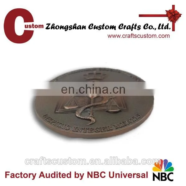 Promotional gifts expert factory custom 3D design logo antique replica metal coin