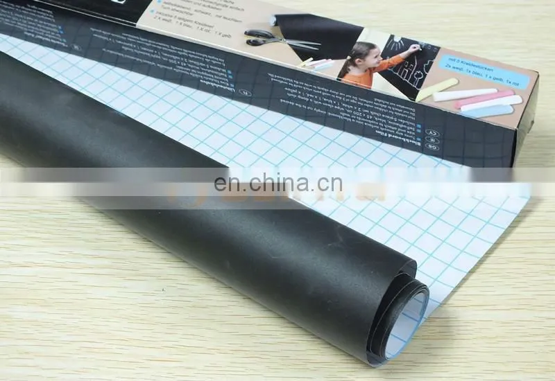 Hot Sales 45 x 200cm PVC Peel & Stick Chalkboard, Removable Wall Paper Decal, Blackboard Sticker