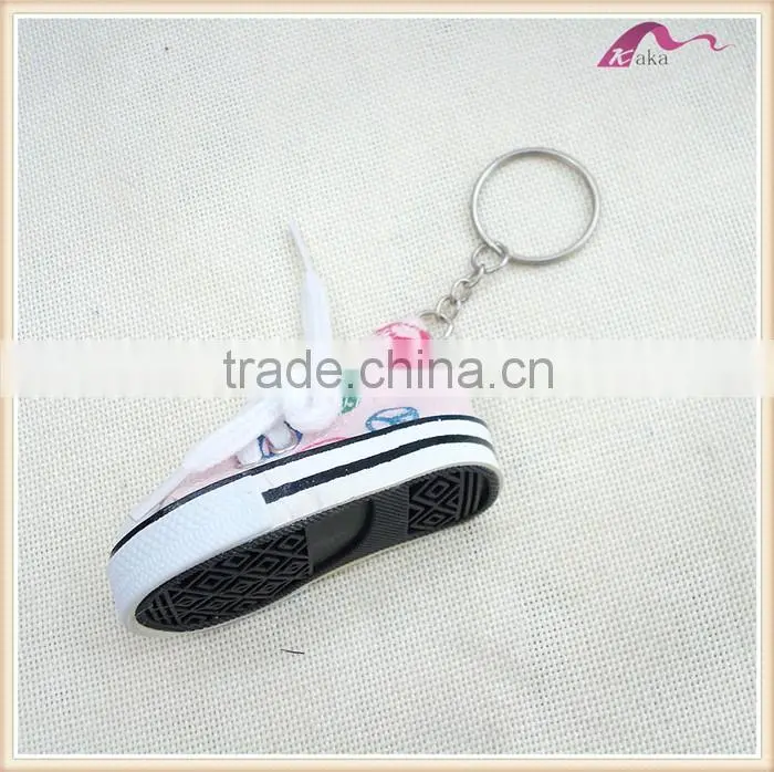Wholesale Custom Cheap Mini Shoe Keychains With Logo Printing