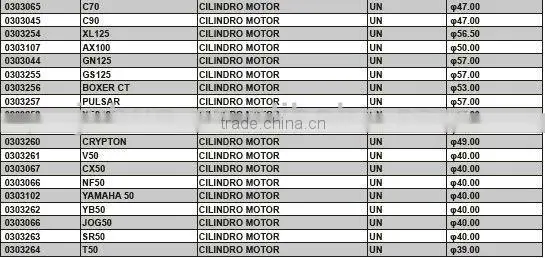 AL&Steel Motorcycle Cylinder For BOOSTER