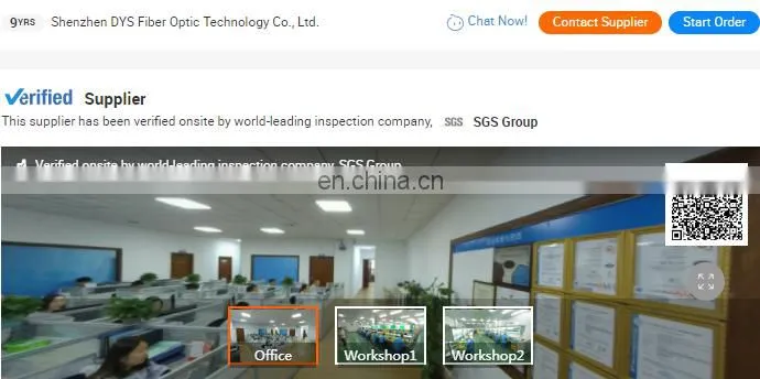 Indoor outdoor RRU RRH FTTA CPRI fiber optic patch cable with DLC connector