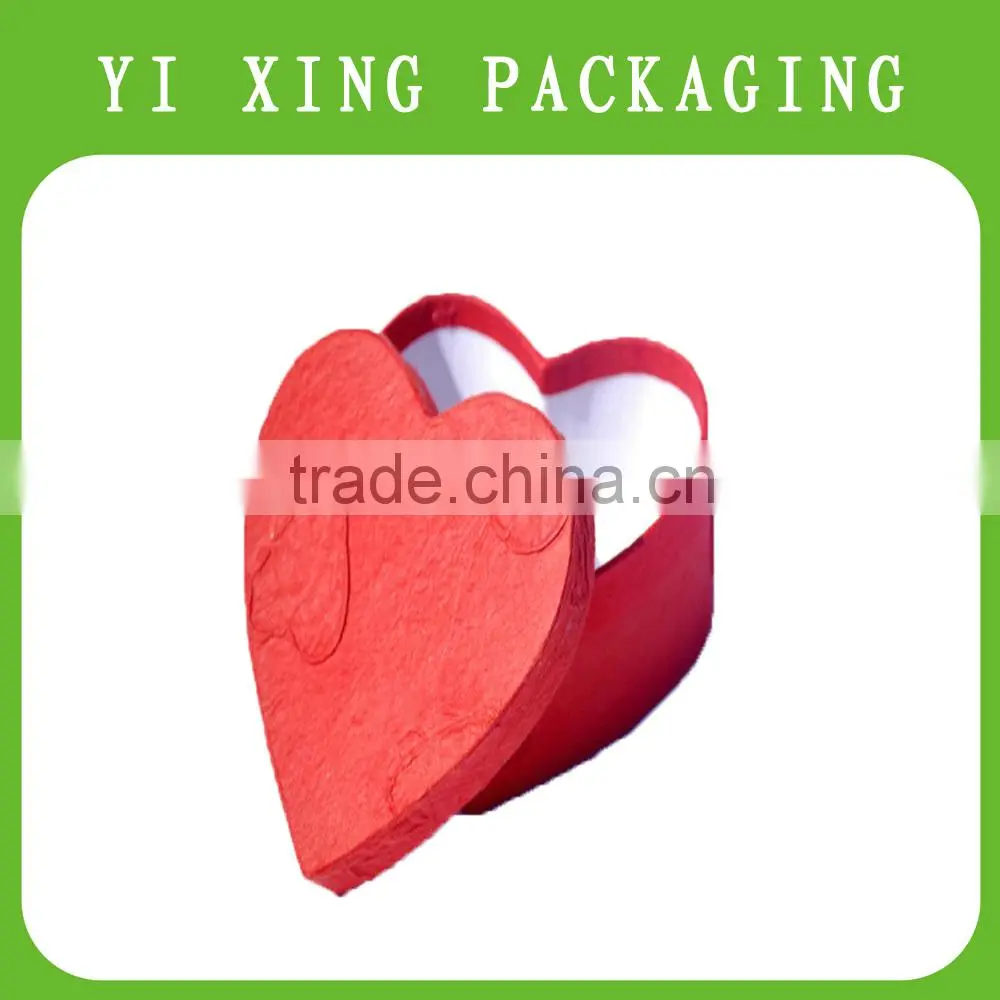 YIXING heart-shaped cardboard finger ring jewelry box,gift box