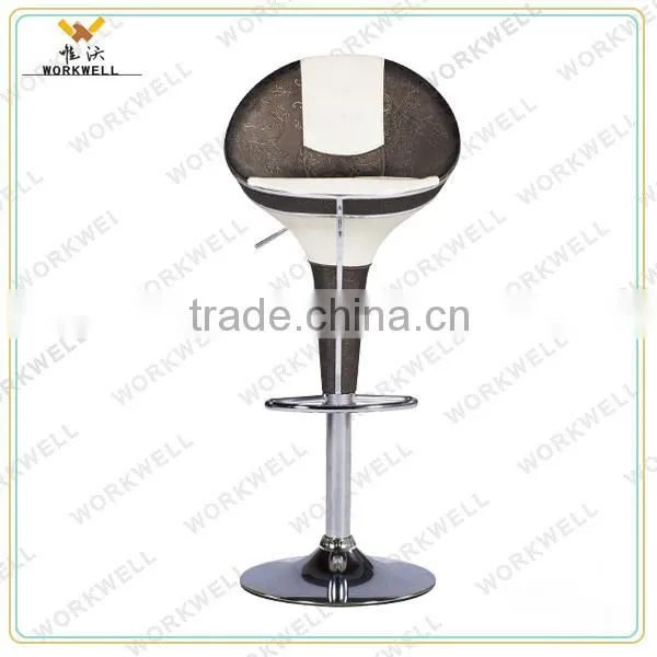 WorkWell modern new design stainless steel Leisure swivel Barstools (Kw-B2002a)