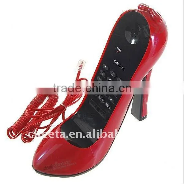 High Heel Shape Telephone For Girls