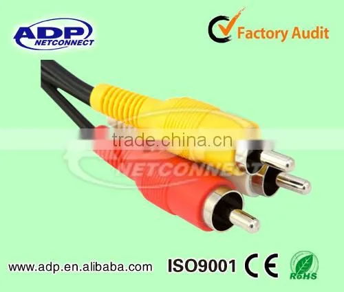 3RCA Audio Video Cable Male To Male For South Korea