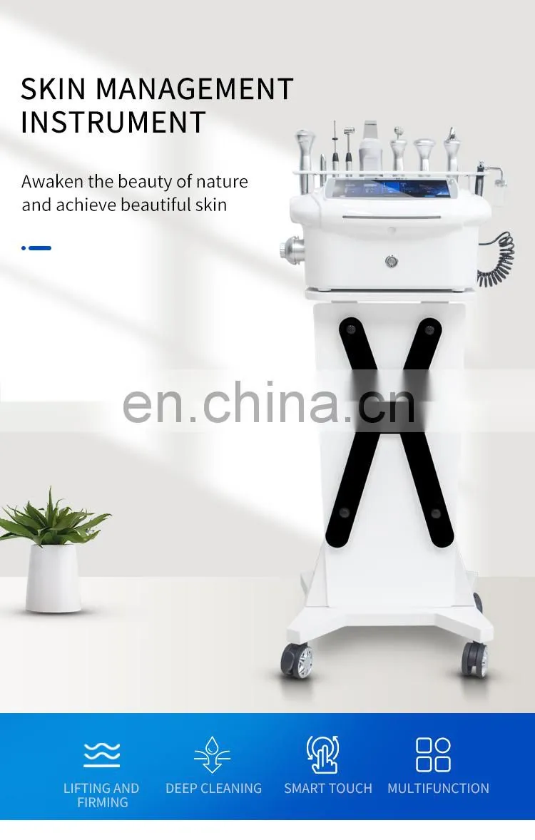 Multifunctional Skin Management Machine Facial Cleaning Lifting Beauty Instrument for Skin Exfoliate Shrink Pores